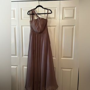 Kennedy blue bridesmaids dress in fawn- wore once